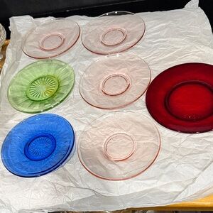 Vibrant Glass Plate Collection